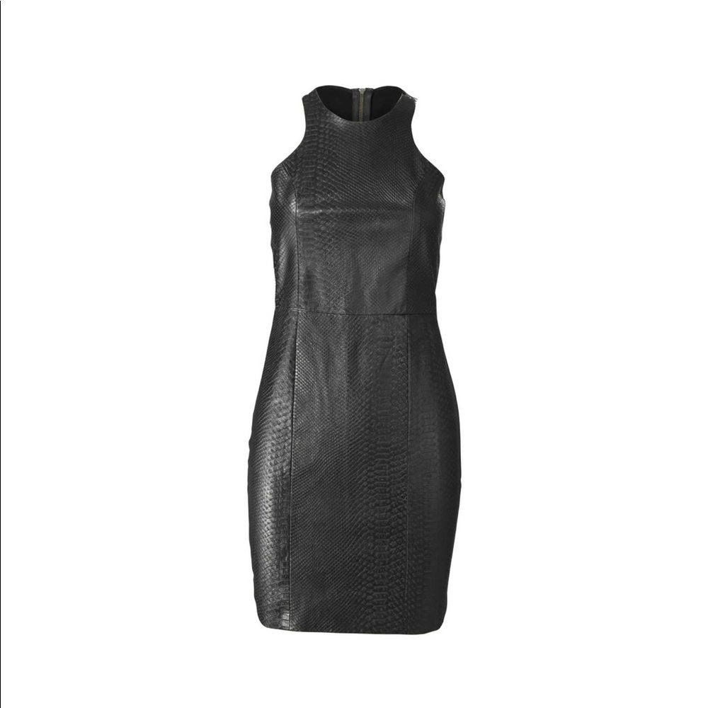 Mason X Michelle Mason lambskin leather tank dress - Picture 2 of 8